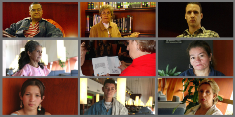 Participantes de los talleres De su puño y letra. Medellín 2006-2010