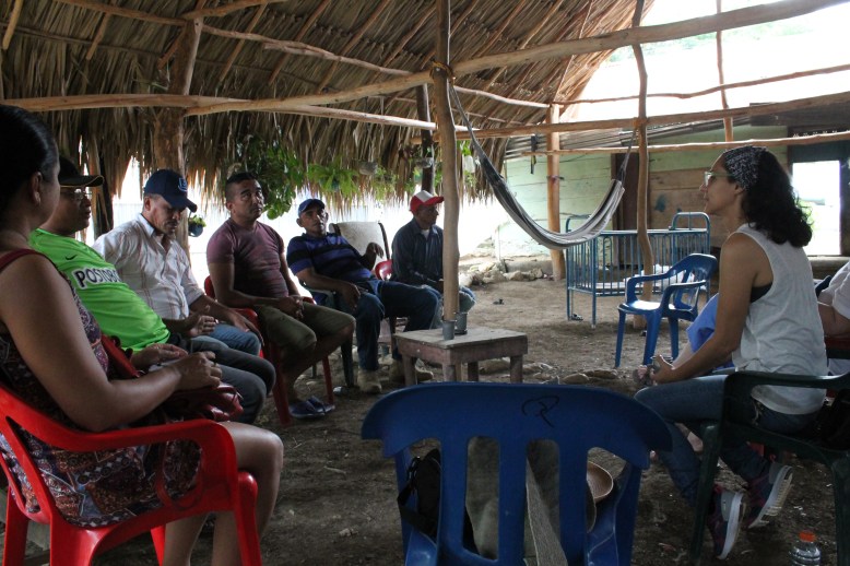 Koleia Bungard entrevista a cinco ex combatientes de las Farc en Colosó, Sucre.