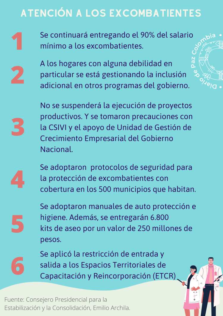 Atención a los excombatientes