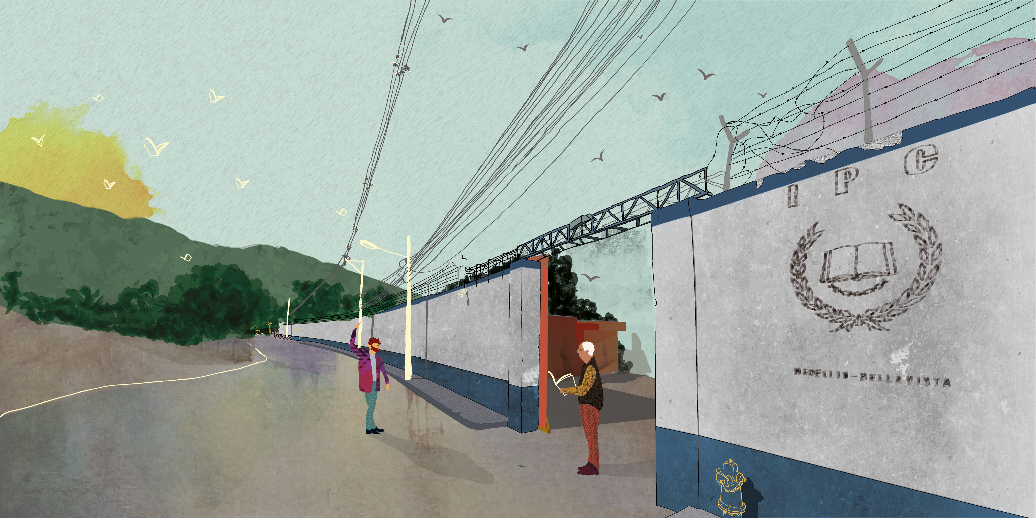 Escribir en la carcel Bellavista de Medellin